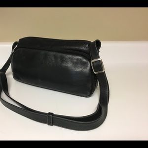 Derek Alexander black leather crossbody